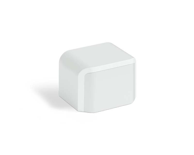 Exterior Sensor in White, right-side isometric view