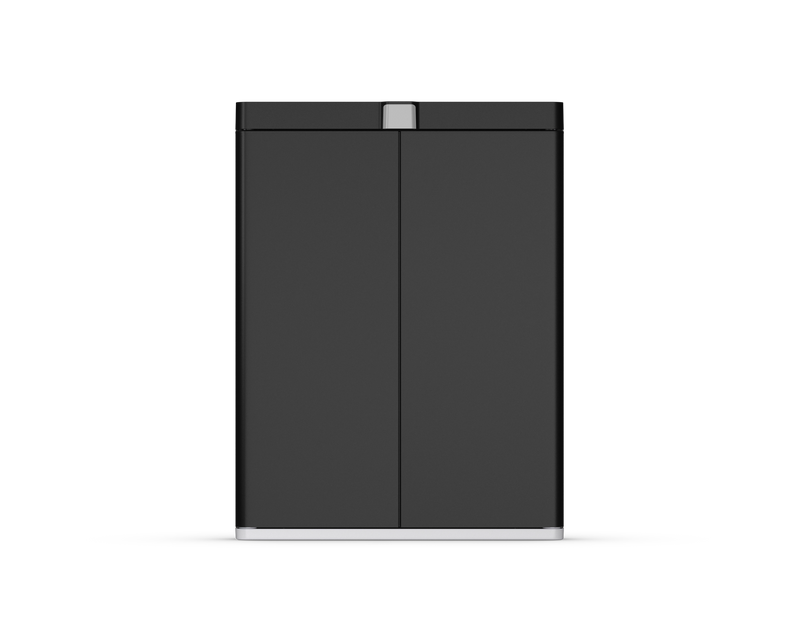 Outdoor Pet Door in Black, medium, front view