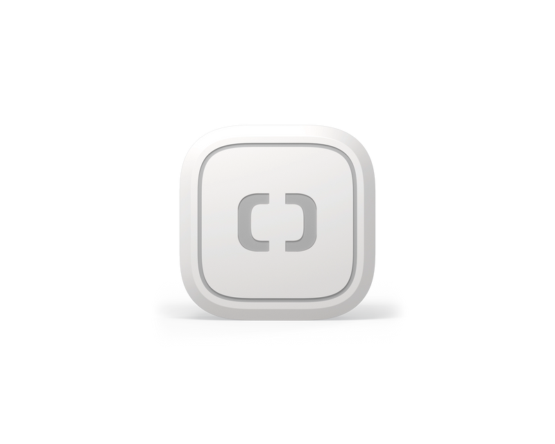 Smart Pet Tag in Glacier, front view