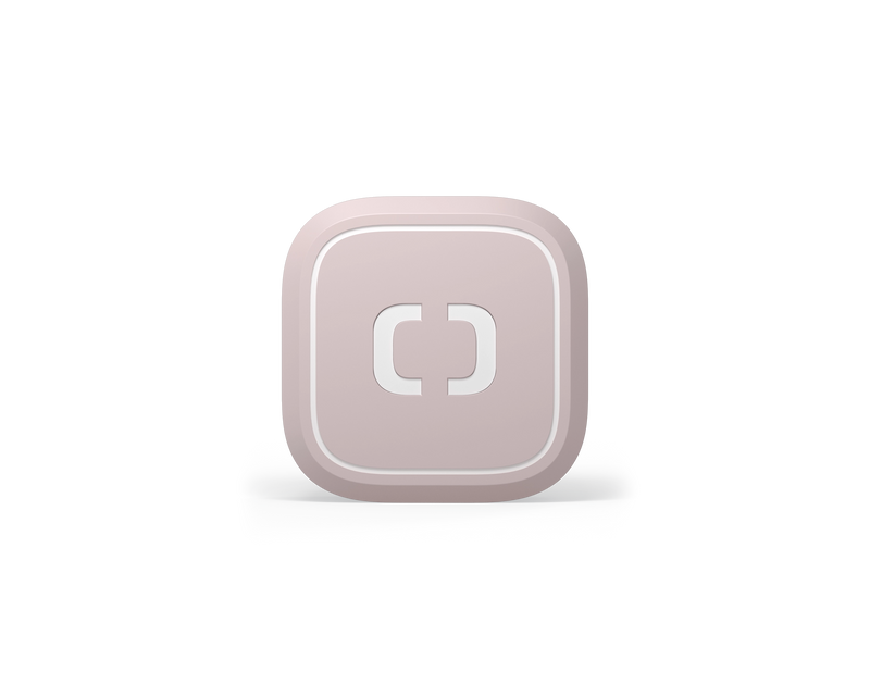 Smart Pet Tag in Rose, front view